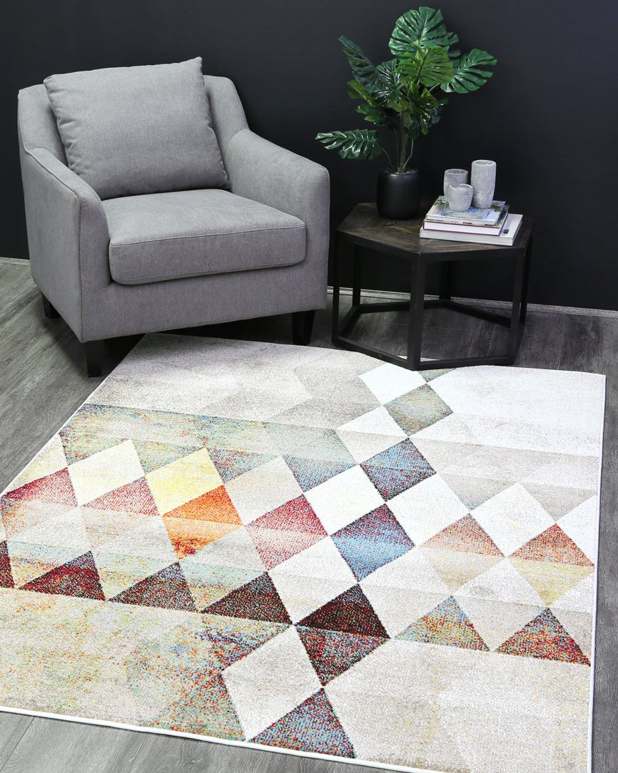 Madison Tribal Diamond Multi Rug