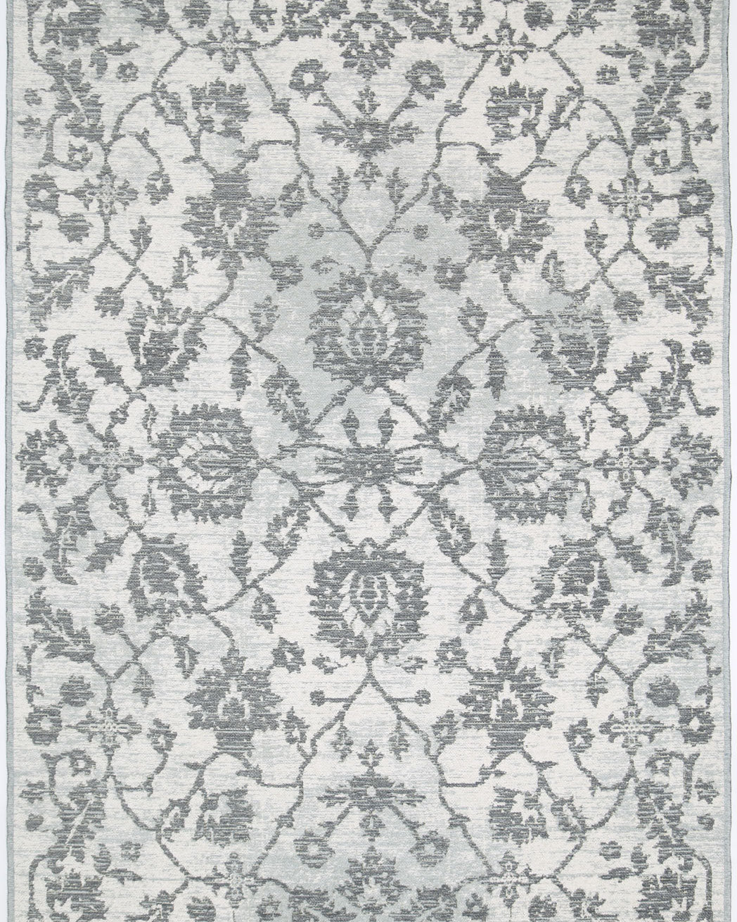 Rustic Vintage Classic, Amazing 2 in 1 Reversible Rug Grey