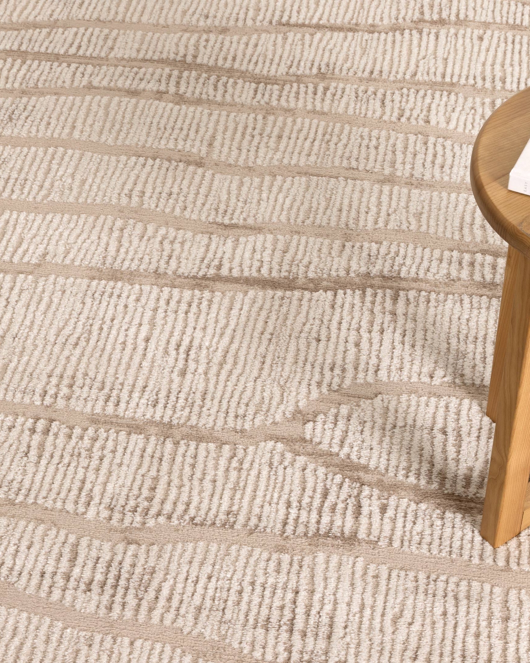 Sierra Abstract Ivory Lines Rug - Ivory modern abstract rug from Vogue Rugs Australia