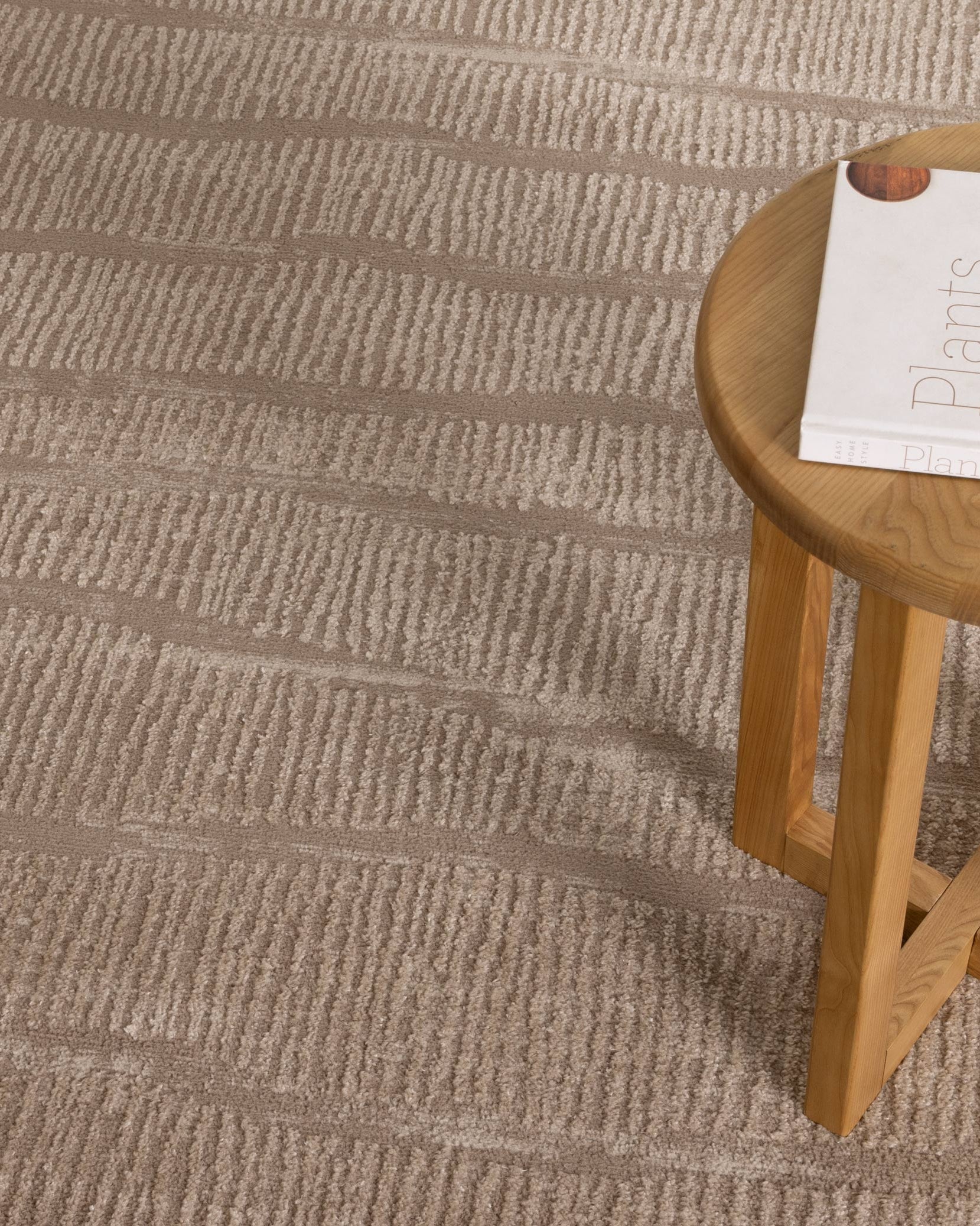Sierra Abstract Beige Lines Rug - Beige modern abstract rug from Vogue Rugs Australia