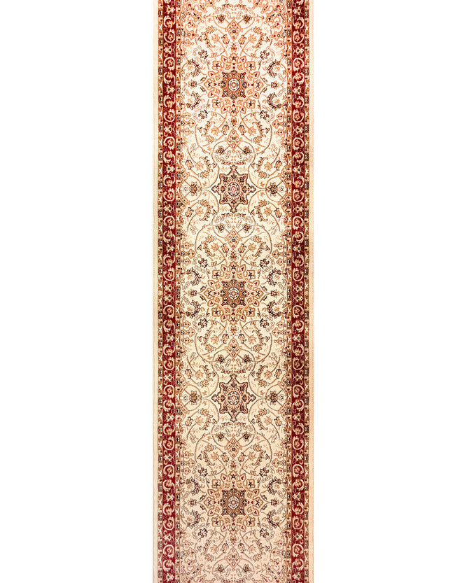 Adelaide 15 Cream Red - Cream traditional rug from Vogue Rugs Australia