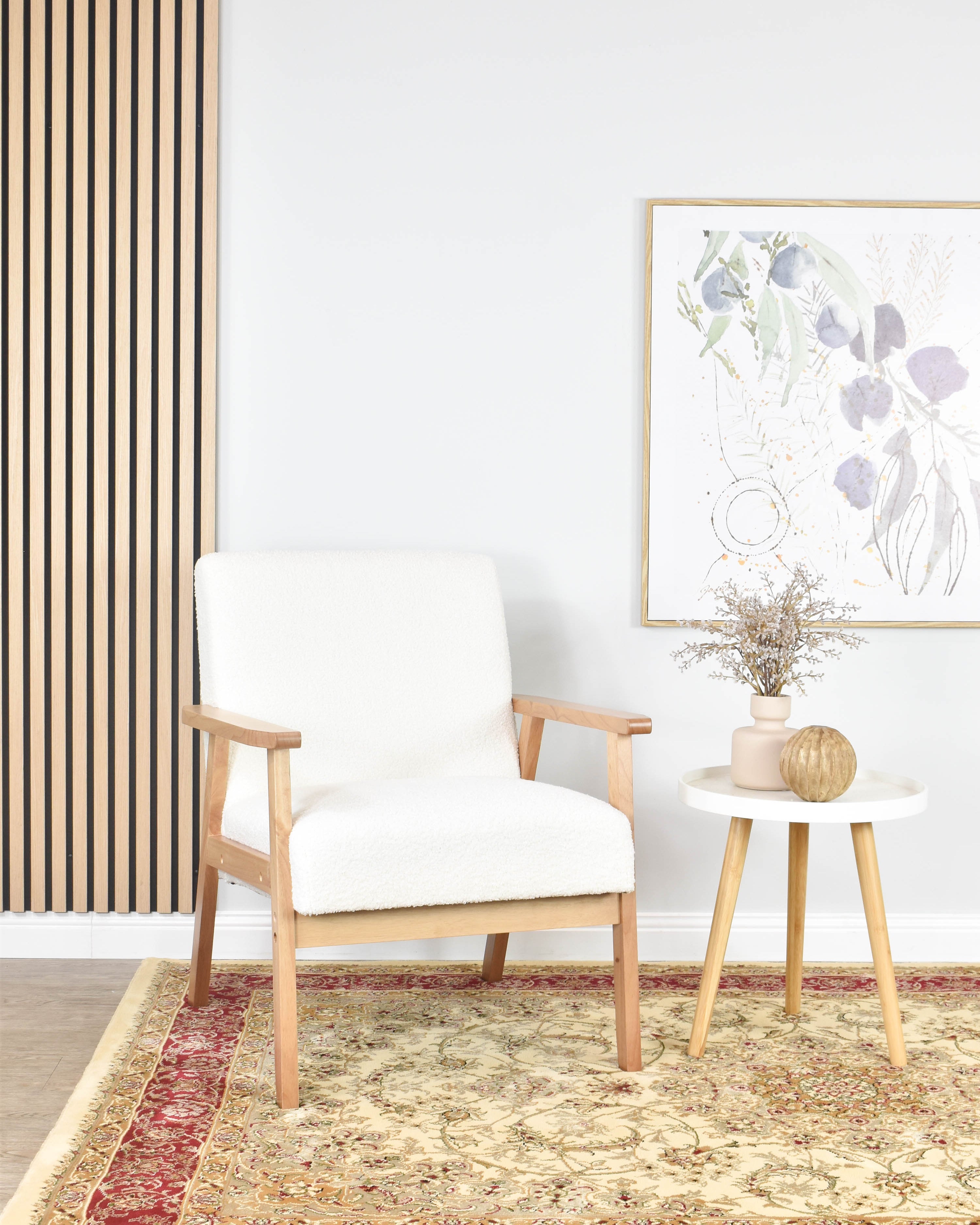 Adelaide 15 Cream Red - Cream traditional rug from Vogue Rugs Australia