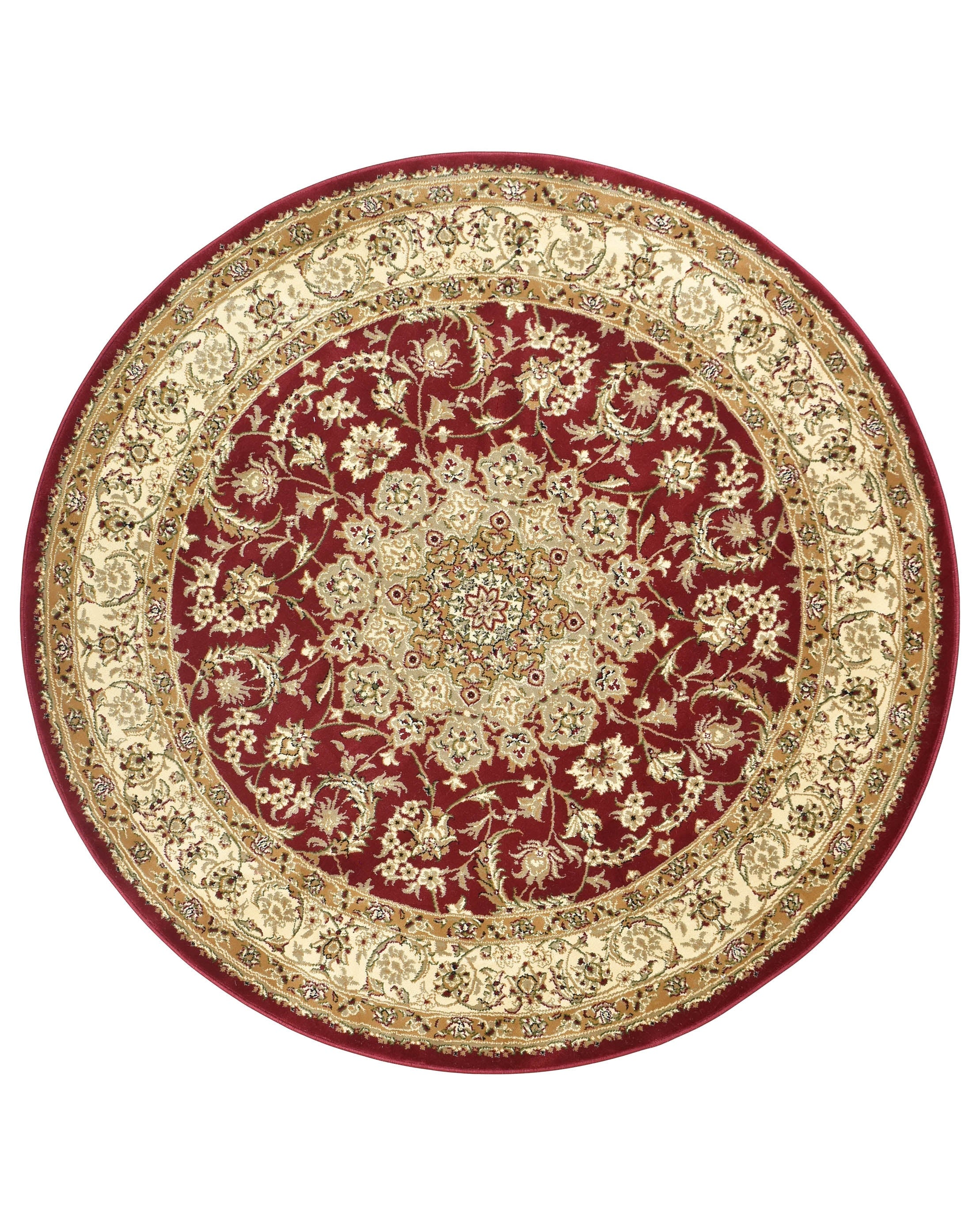 Adelaide 15 Red - Cream traditional rug from Vogue Rugs Australia