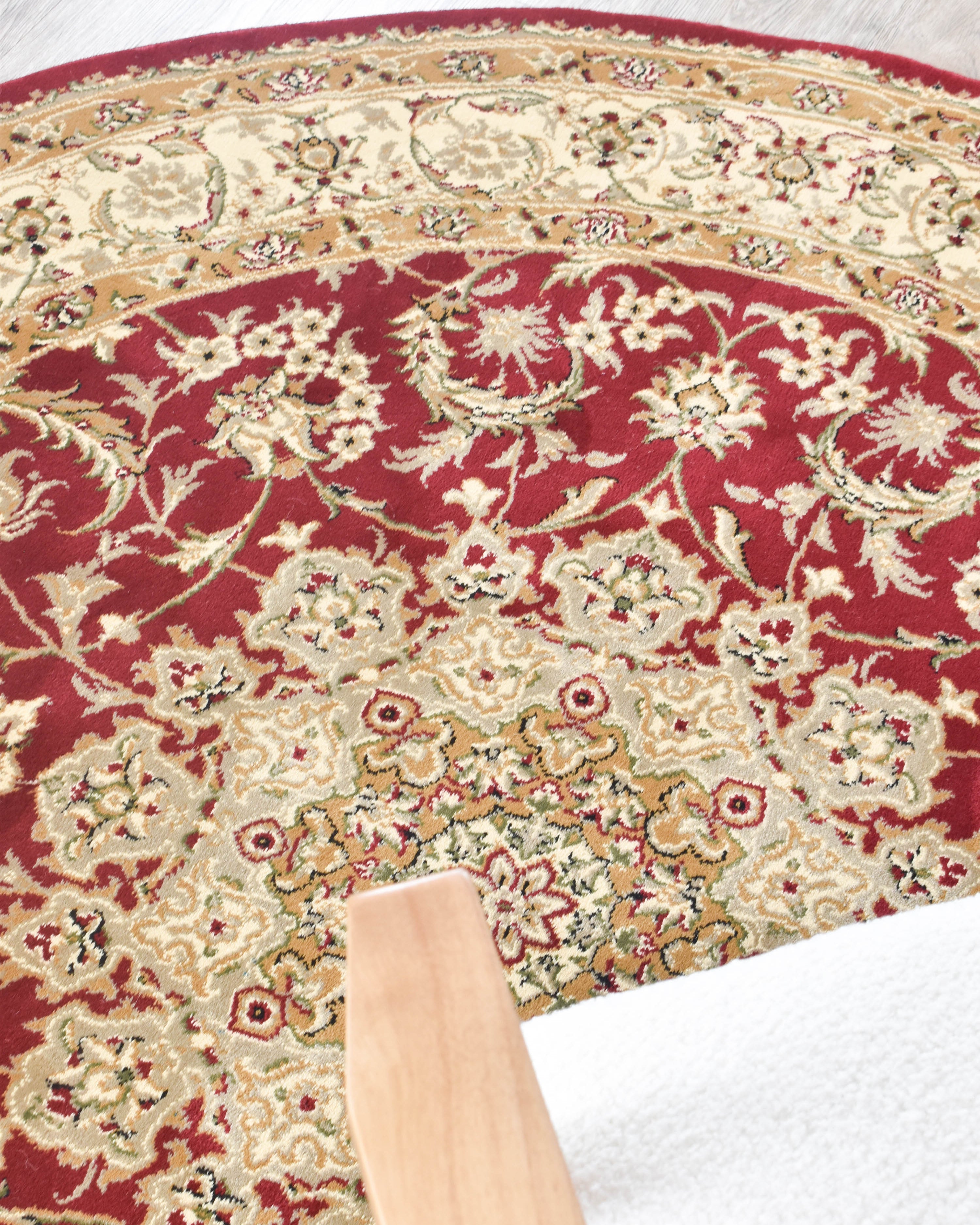 Adelaide 15 Red - Cream traditional rug from Vogue Rugs Australia
