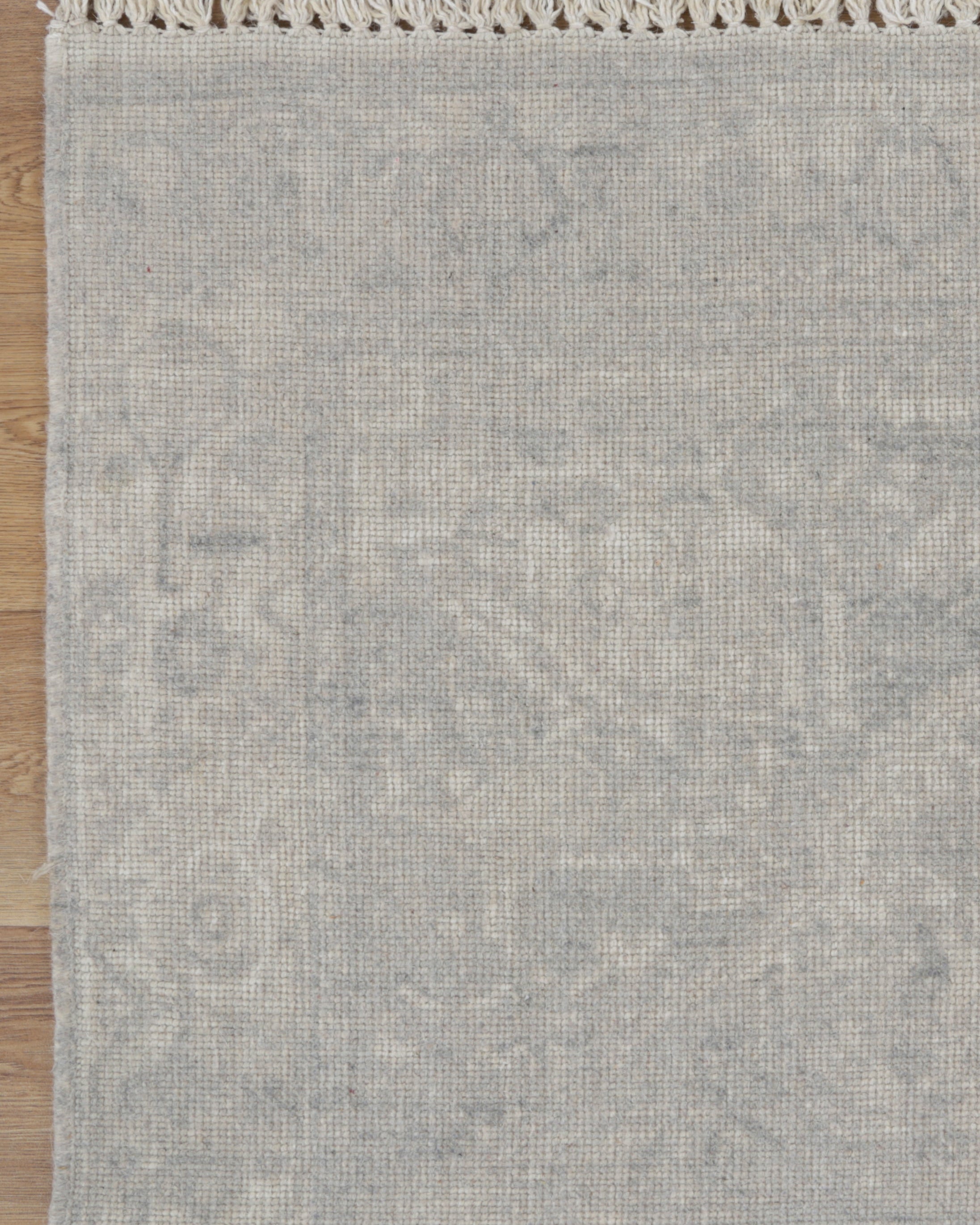 Agora Souk Ivory Wool Rug corner photo