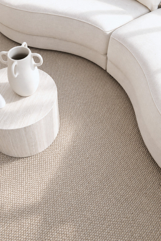 Allure Stone Mist Wool Rug.