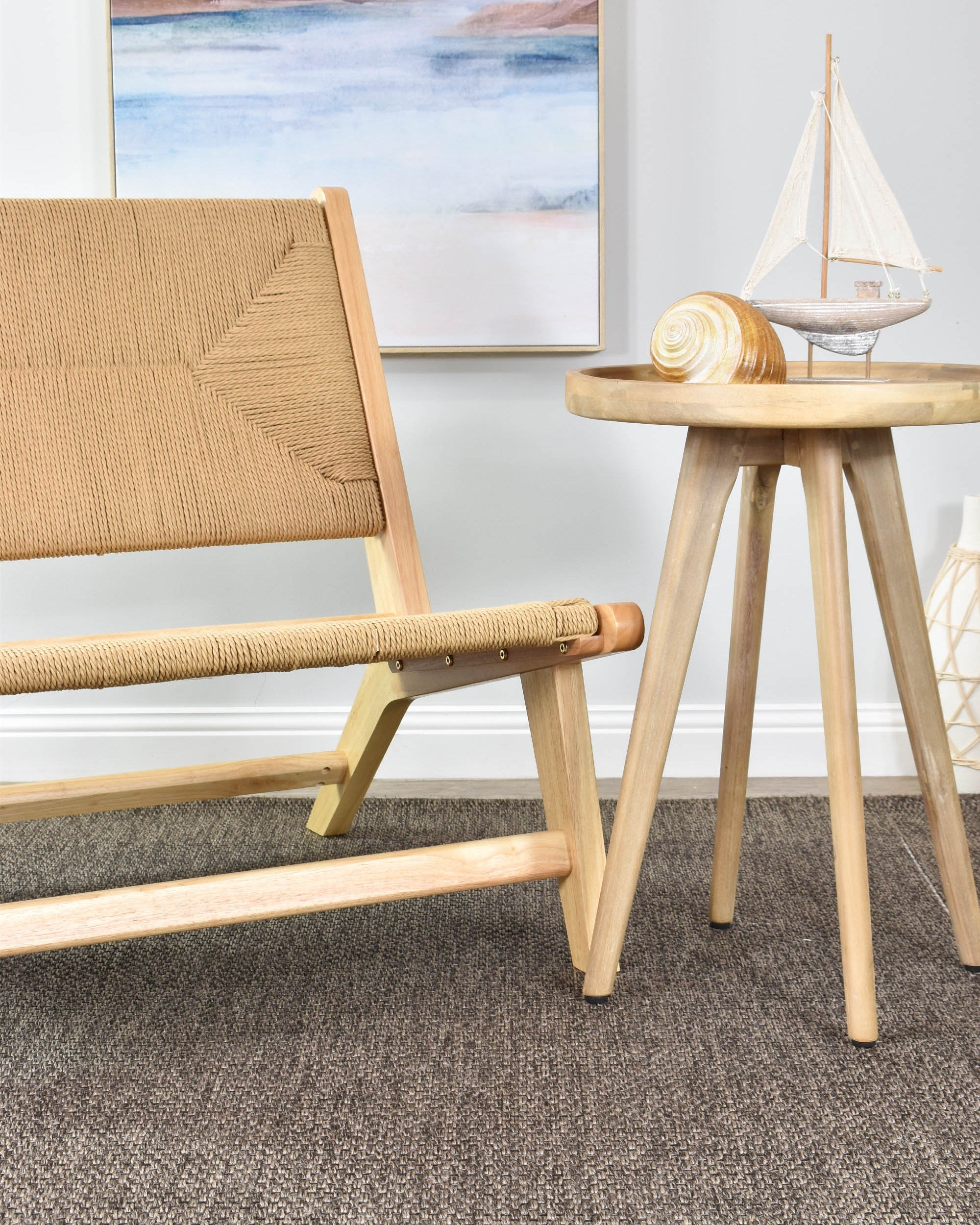 All Seasons Sisal Charcoal Rug 3900-088 - Charcoal indoor/outdoor rug from Vogue Rugs Australia