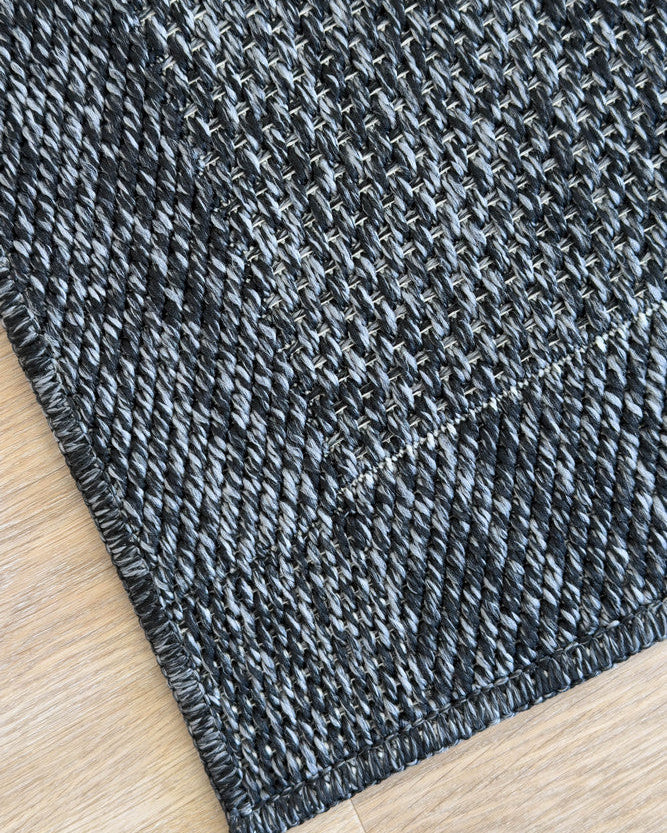 All Seasons Outdoor Anthracite - Grey indoor/outdoor rug from Vogue Rugs Australia
