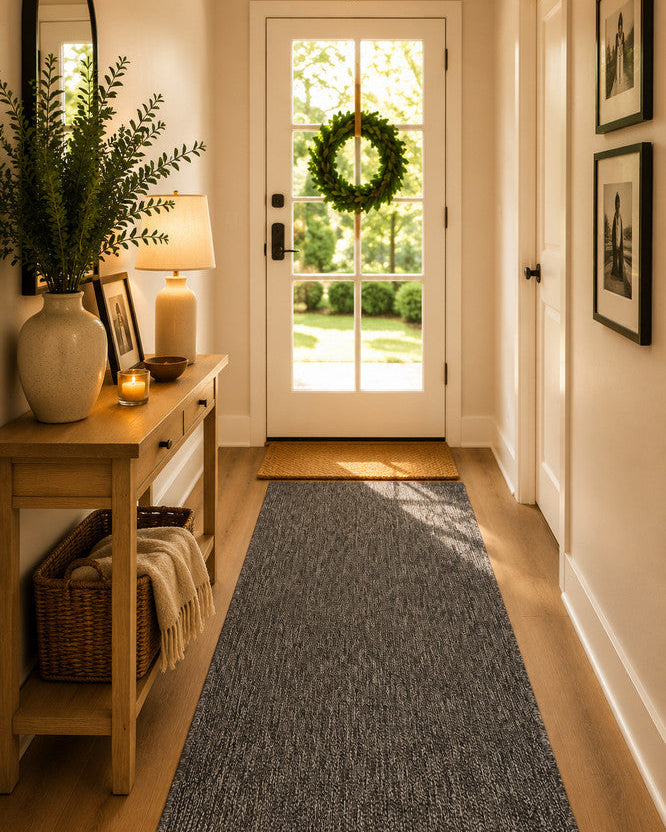 All Seasons Outdoor Anthracite - Grey indoor/outdoor rug from Vogue Rugs Australia