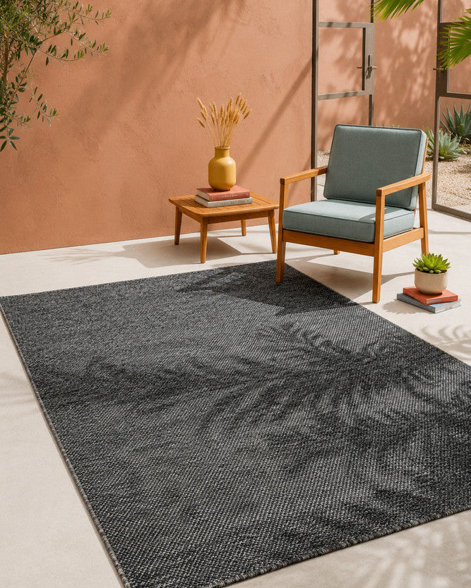 All Seasons Outdoor Anthracite - Grey indoor/outdoor rug from Vogue Rugs Australia