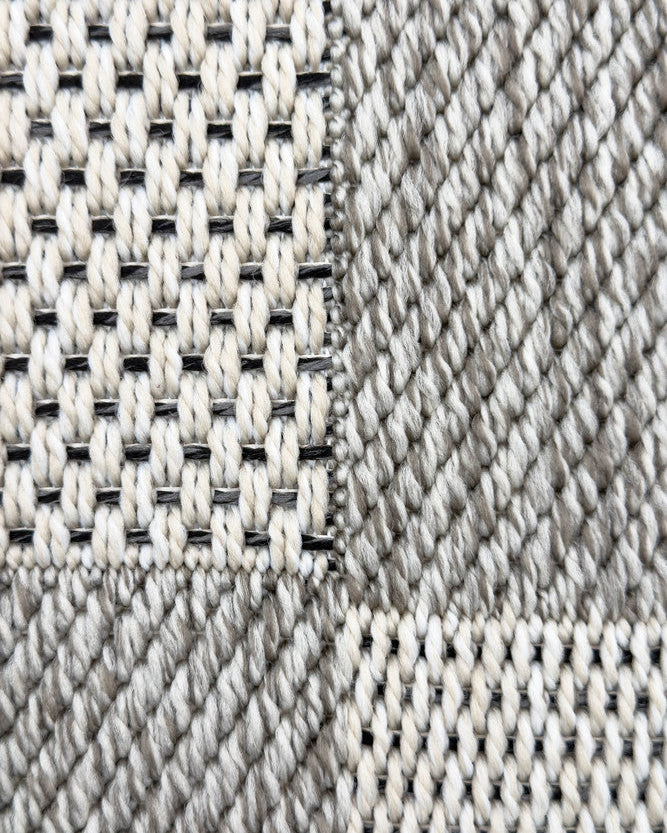 All Seasons Outdoor Cream Grey Runner - Cream indoor/outdoor rug from Vogue Rugs Australia