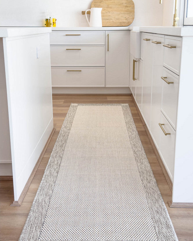All Seasons Outdoor Cream Grey - Cream indoor/outdoor rug from Vogue Rugs Australia