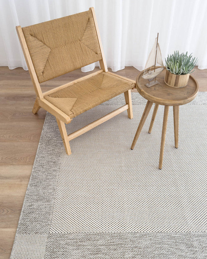 All Seasons Outdoor Cream Grey - Cream indoor/outdoor rug from Vogue Rugs Australia