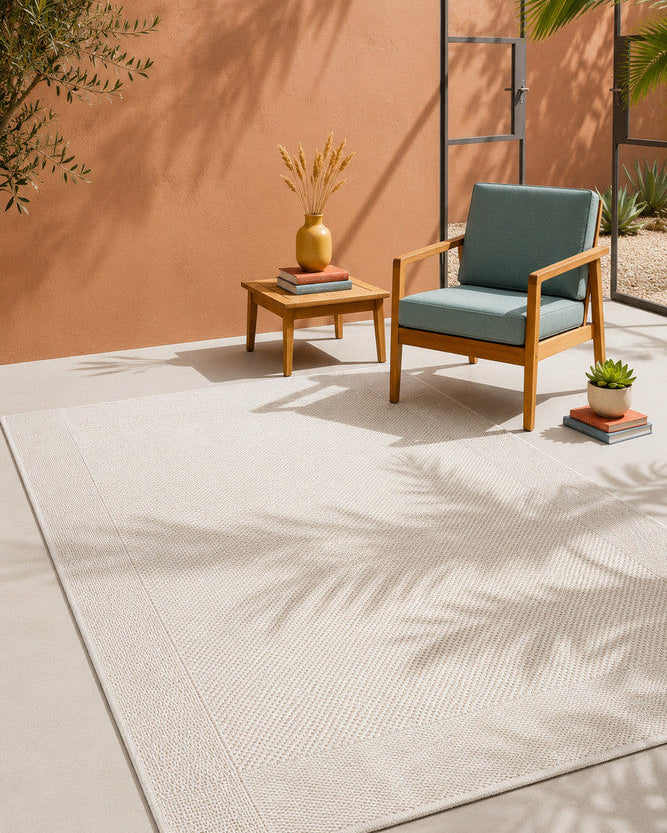 All Seasons Outdoor Cream - Cream indoor/outdoor rug from Vogue Rugs Australia
