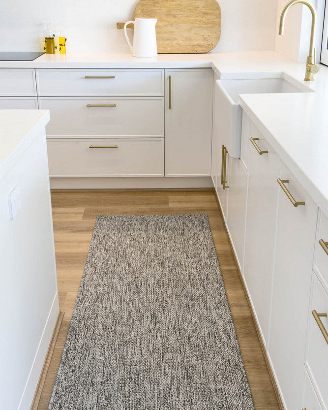 All Seasons Outdoor Grey Runner - Grey indoor/outdoor rug from Vogue Rugs Australia