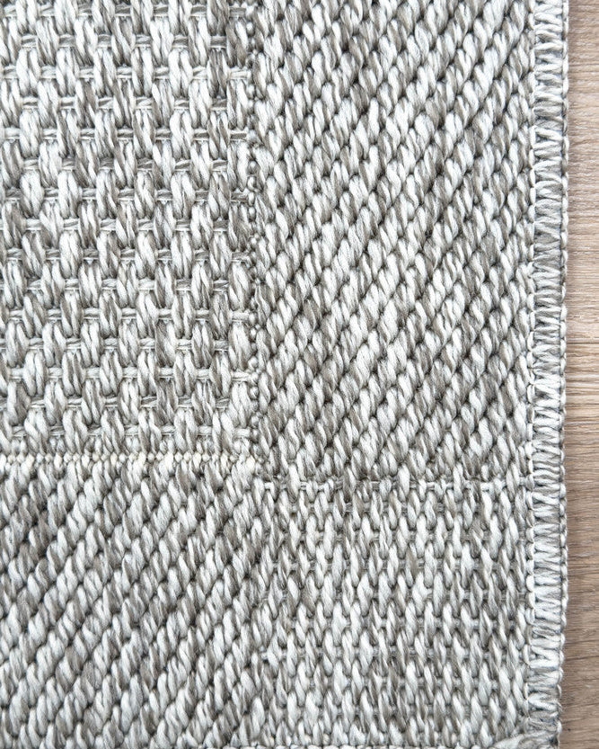 All Seasons Outdoor Light Grey - Grey indoor/outdoor rug from Vogue Rugs Australia