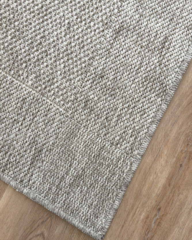 All Seasons Outdoor Light Grey - Grey indoor/outdoor rug from Vogue Rugs Australia