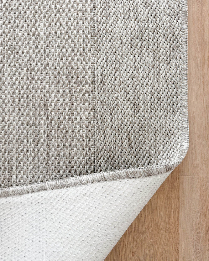 All Seasons Outdoor Light Grey - Grey indoor/outdoor rug from Vogue Rugs Australia