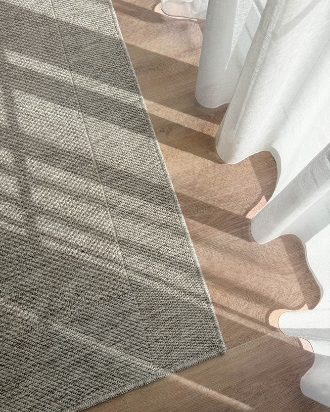 All Seasons Outdoor Light Grey - Grey indoor/outdoor rug from Vogue Rugs Australia