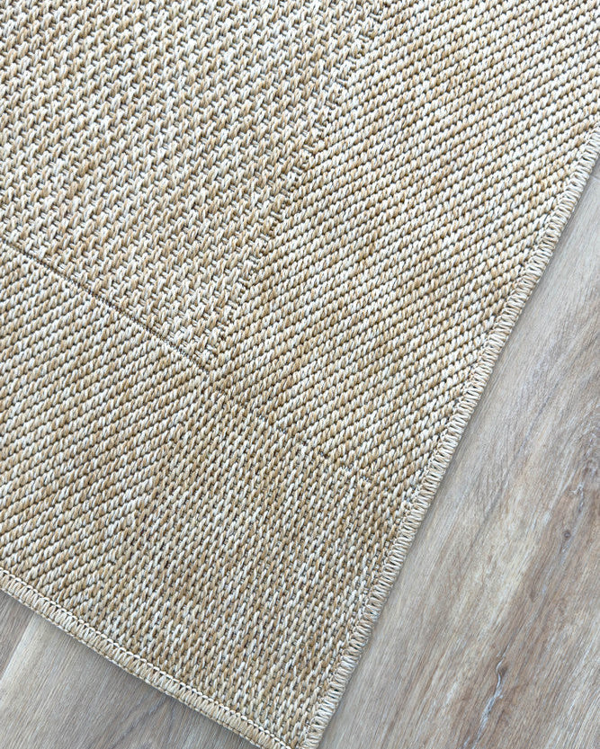 All Seasons Outdoor Light Beige - Beige indoor/outdoor rug from Vogue Rugs Australia
