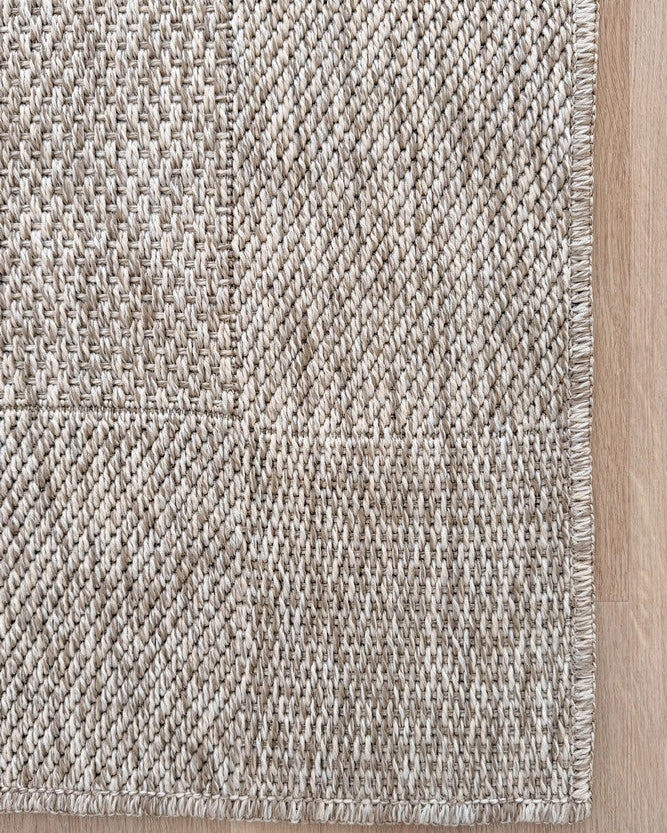 All Seasons Outdoor Light Beige - Beige indoor/outdoor rug from Vogue Rugs Australia