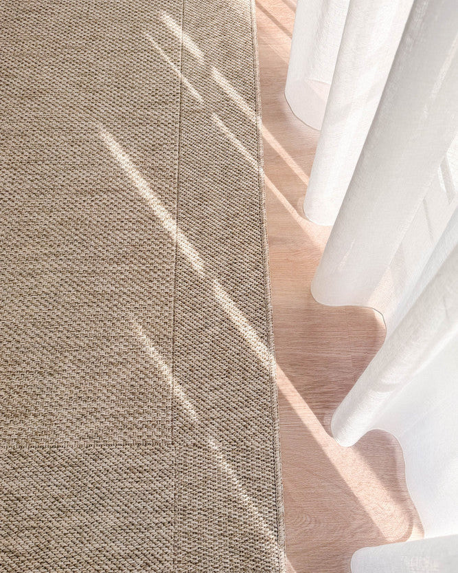 All Seasons Outdoor Light Beige - Beige indoor/outdoor rug from Vogue Rugs Australia