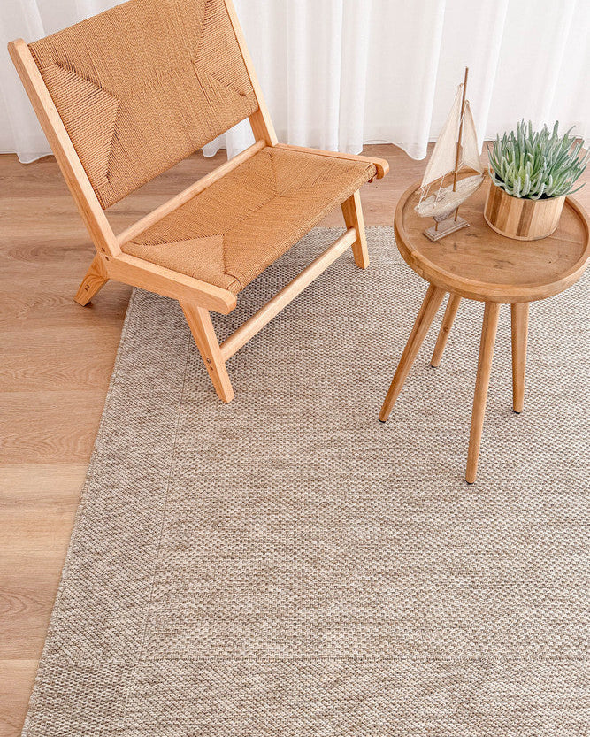 All Seasons Outdoor Light Beige - Beige indoor/outdoor rug from Vogue Rugs Australia
