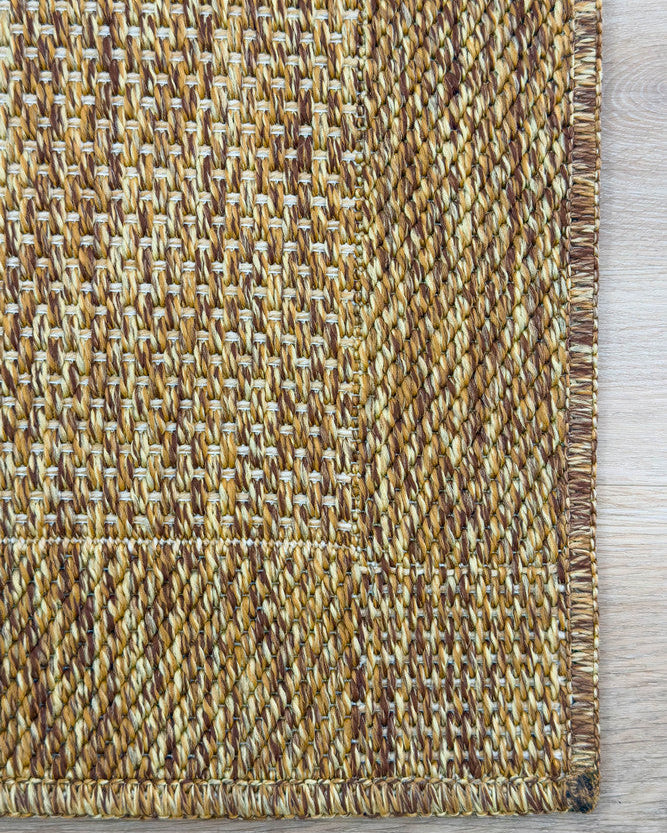 All Seasons Outdoor Rust Runner - Rust indoor/outdoor rug from Vogue Rugs Australia