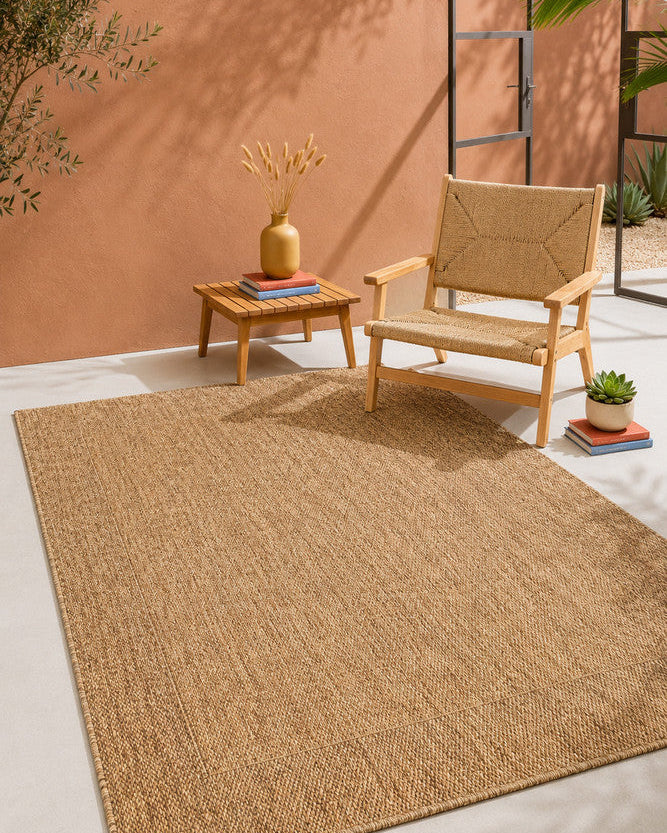All Seasons Outdoor Rust - Rust indoor/outdoor rug from Vogue Rugs Australia