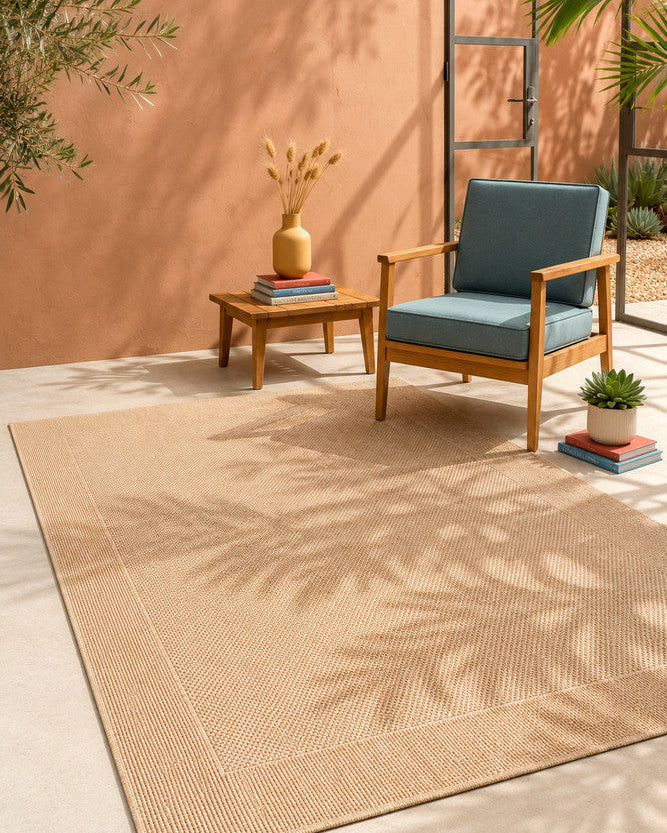 All Seasons Outdoor Sand - indoor/outdoor rug from Vogue Rugs Australia