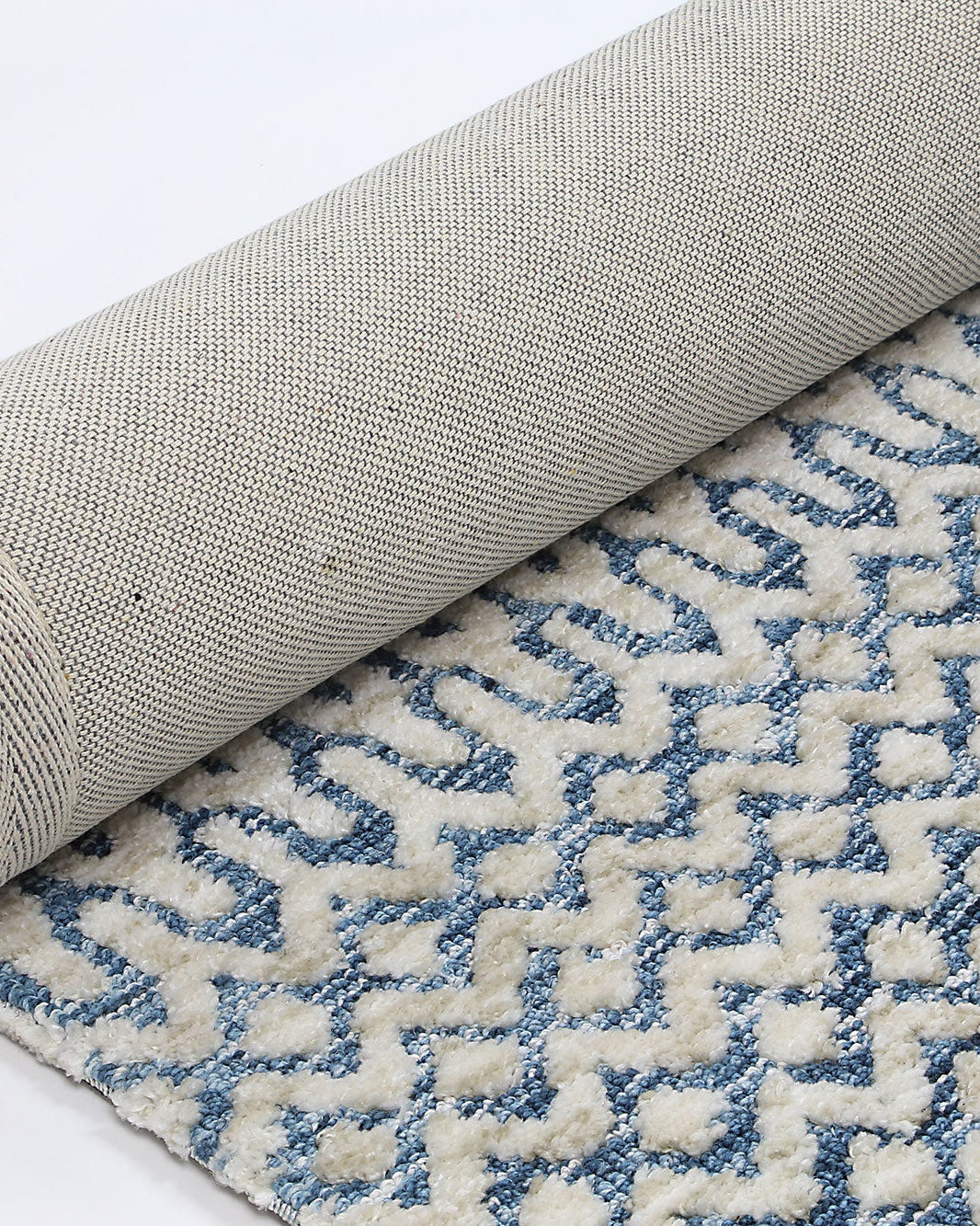 Alayah Camphils Blue Rug rolled photo