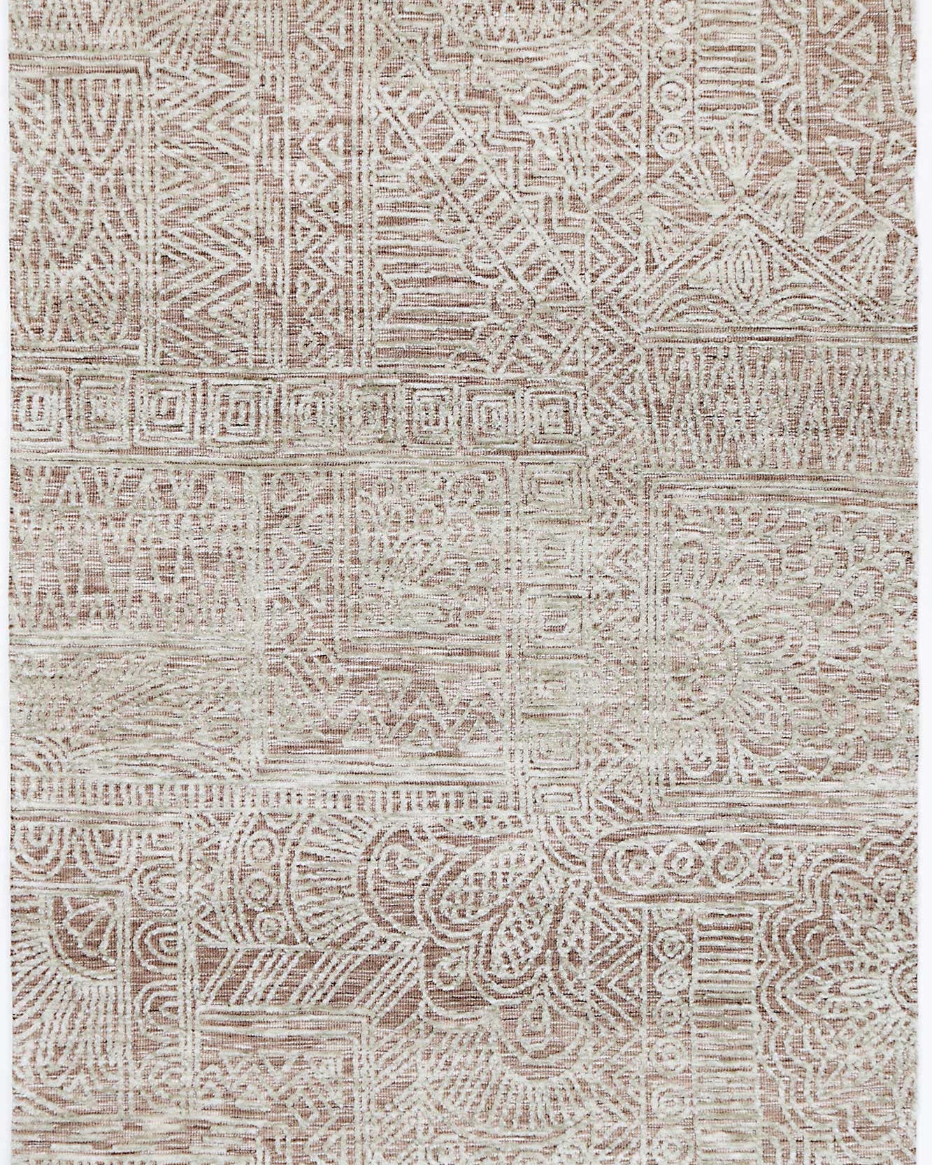 Alayah terracotta Flower Rug