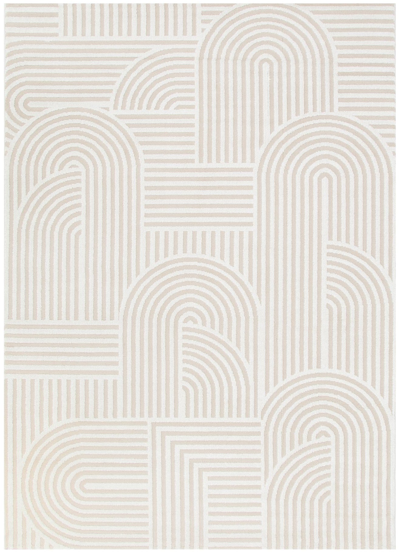 Sierra Arches Beige Ivory Rug - Beige area rug rug from Vogue Rugs Australia