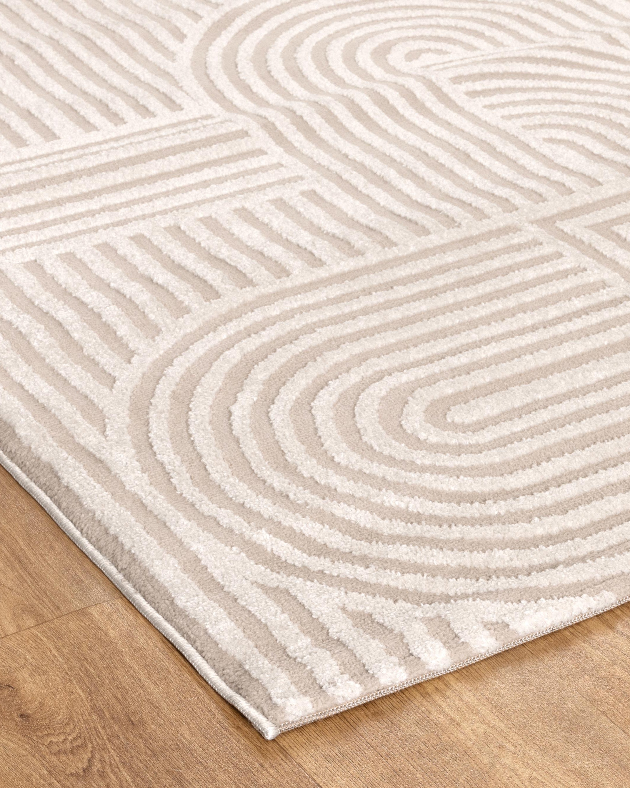Sierra Arches Beige Ivory Rug - Beige area rug rug from Vogue Rugs Australia