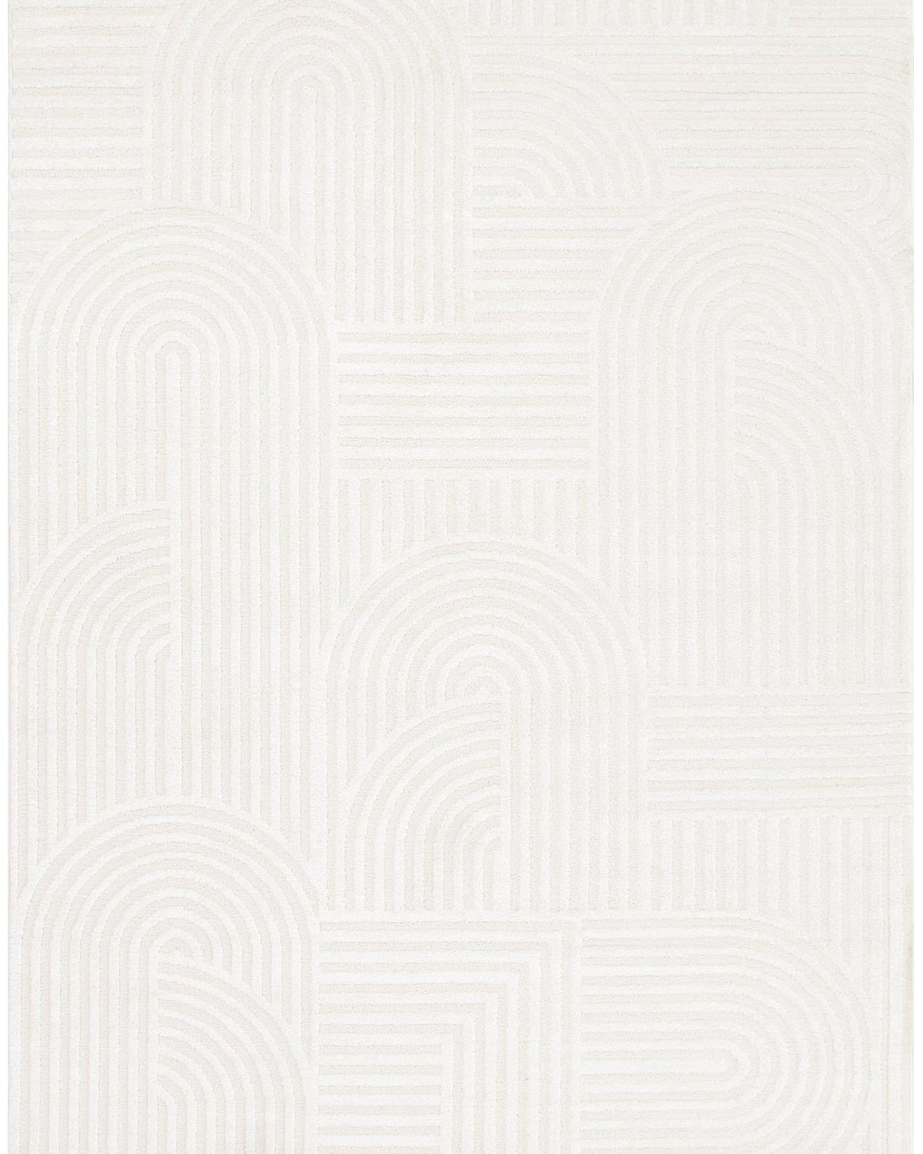 Sierra Arches Silver Rug - Silver area rug rug from Vogue Rugs Australia