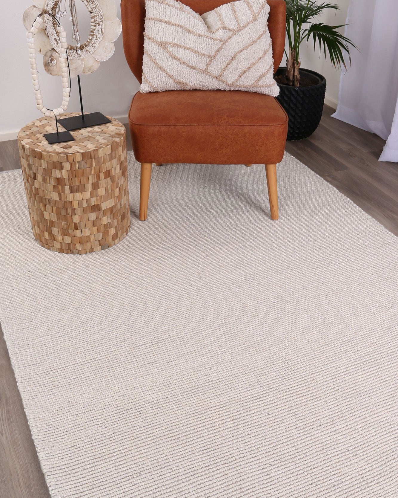 Astro Handtufted Wool Natural - Natural astro rug from Vogue Rugs Australia