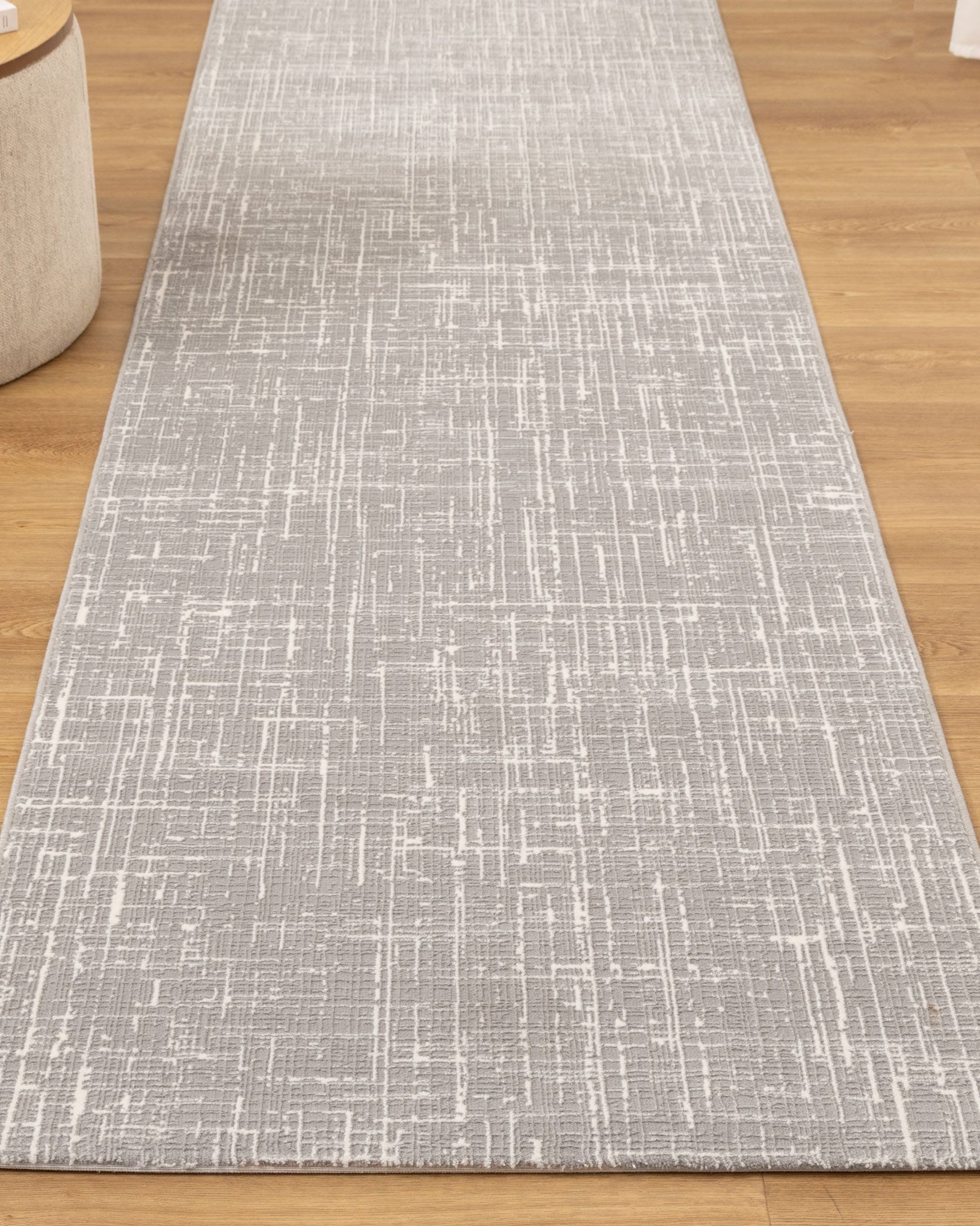 Atina Distressed Geo Lines Grey Rug - AT02 - Grey area rug rug from Vogue Rugs Australia