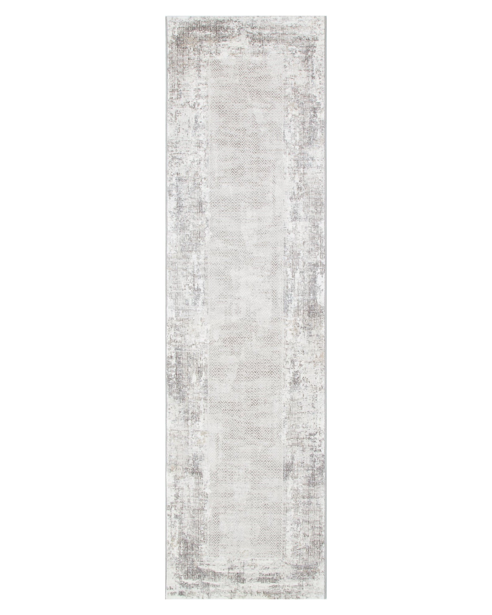 Atina Distressed Border Beige Grey Rug - AT04 - Beige area rug rug from Vogue Rugs Australia