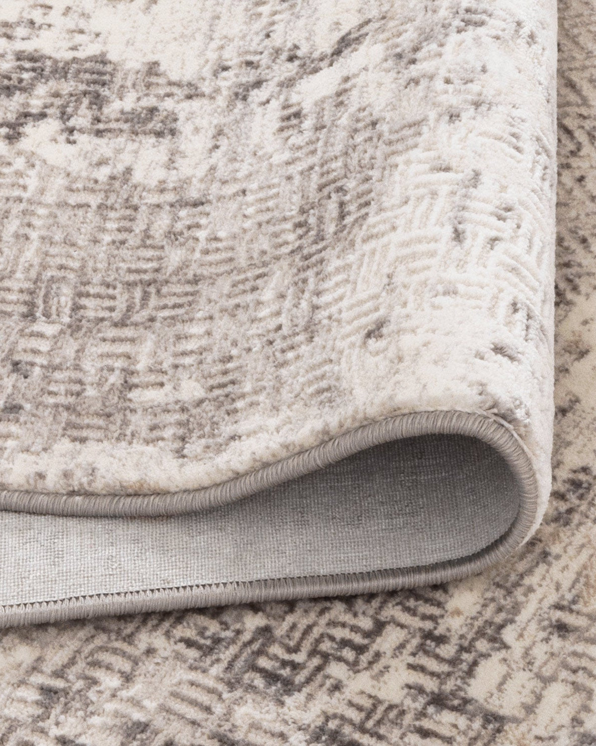 Atina Distressed Border Beige Grey Rug - AT04 - Beige area rug rug from Vogue Rugs Australia