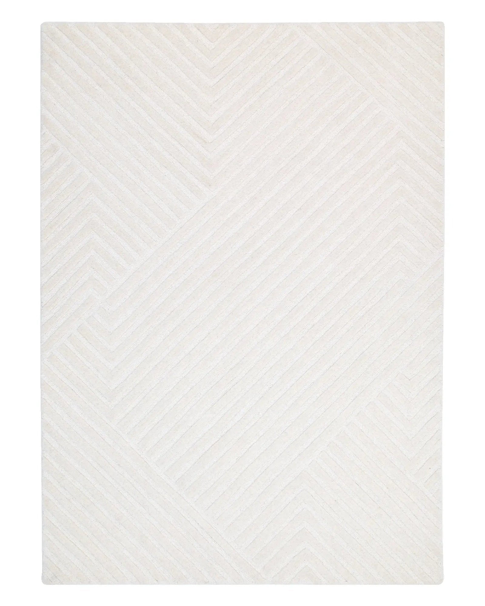 Azure Wool Rug Ivory - Blue azure rug from Vogue Rugs Australia