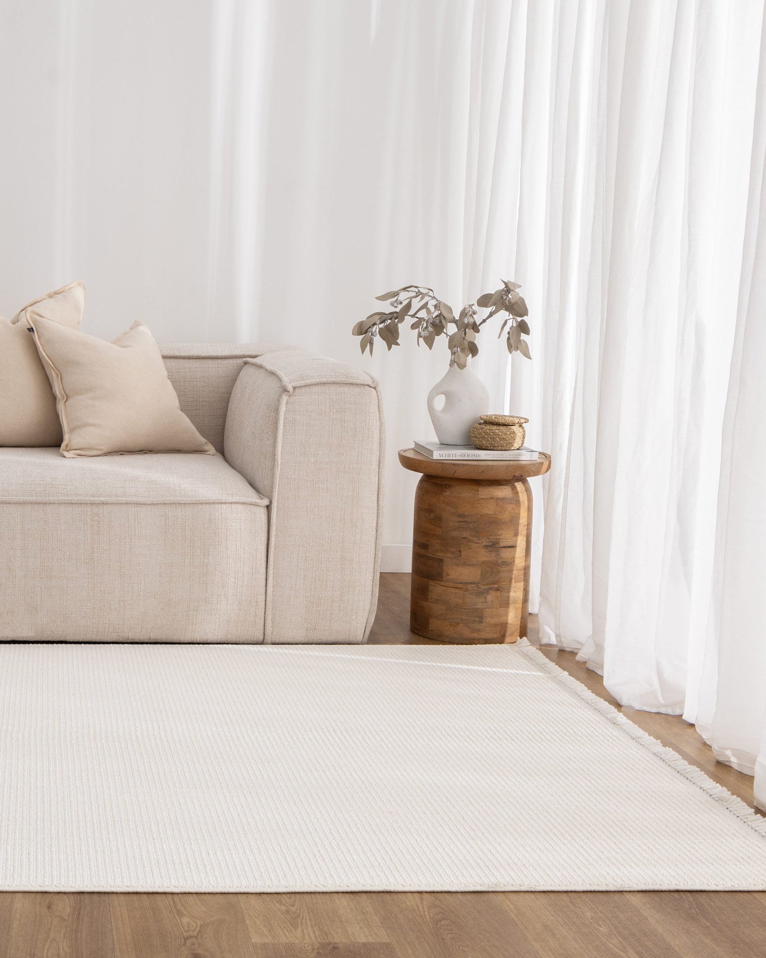 Berno Ivory Loop Rug - B001 - Ivory area rug rug from Vogue Rugs Australia