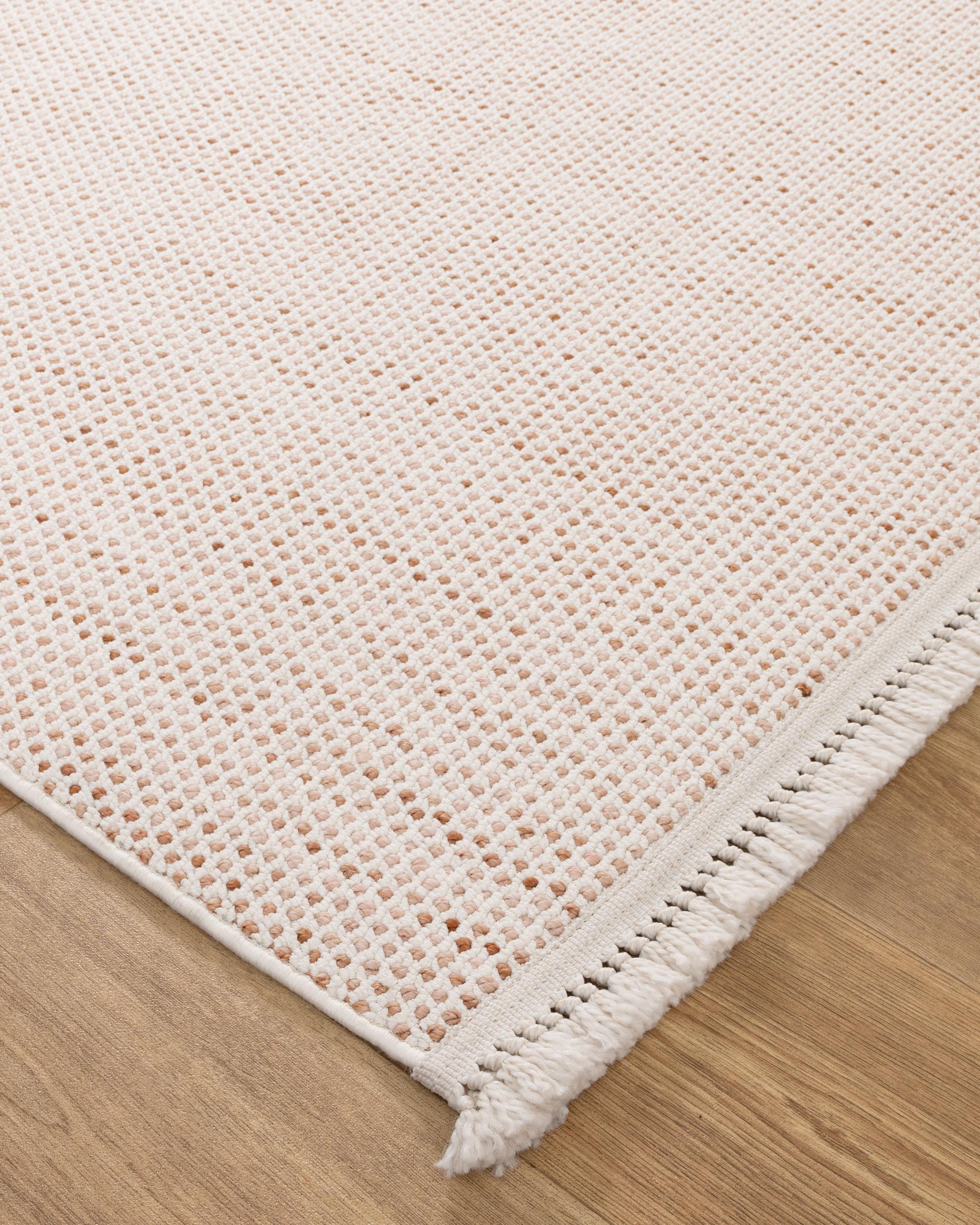 Berno Ivory Pink Loop Rug - B003 - Ivory area rug rug from Vogue Rugs Australia