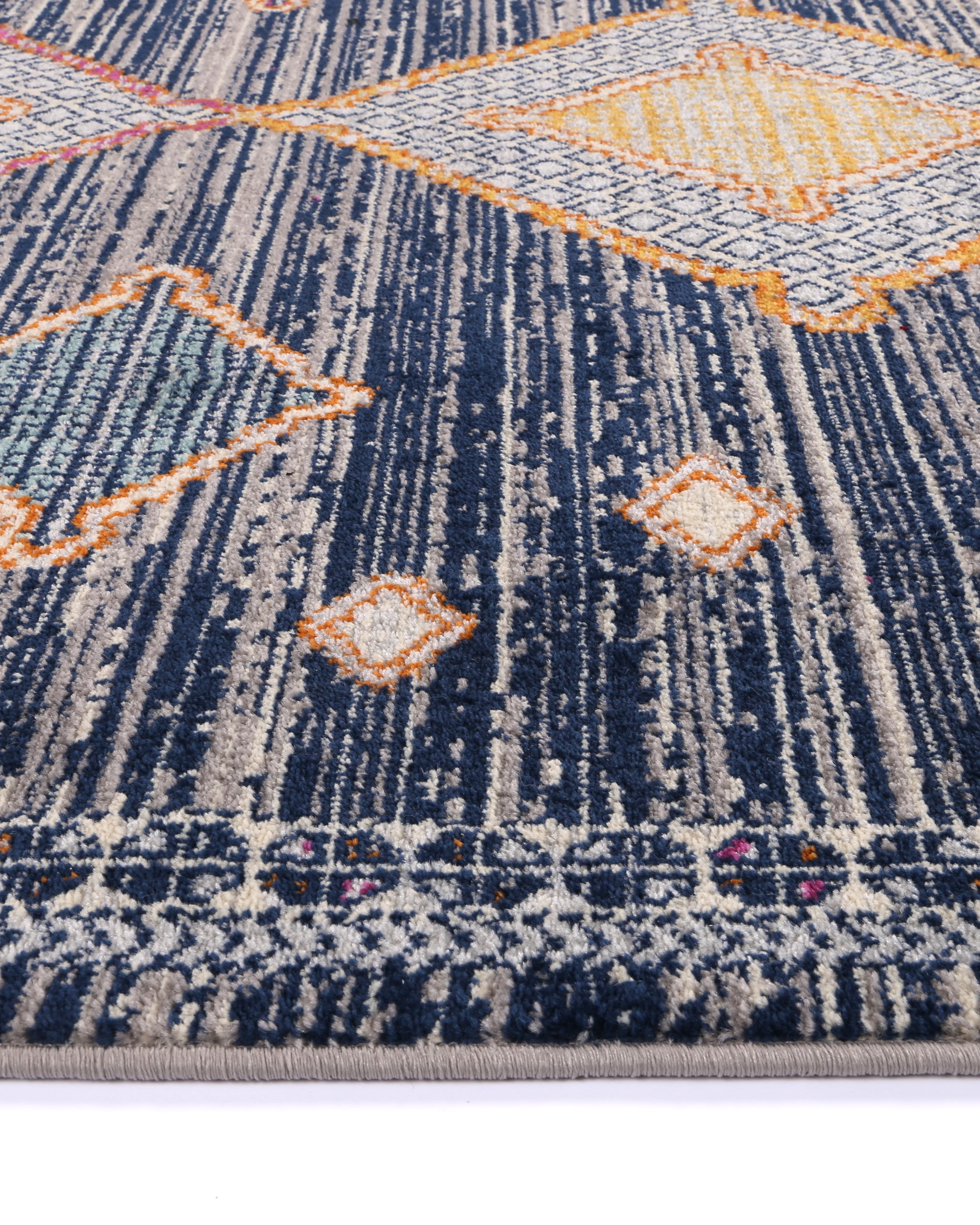 Asilah Bo63A D.Blue Grey - Blue asilah rug from Vogue Rugs Australia