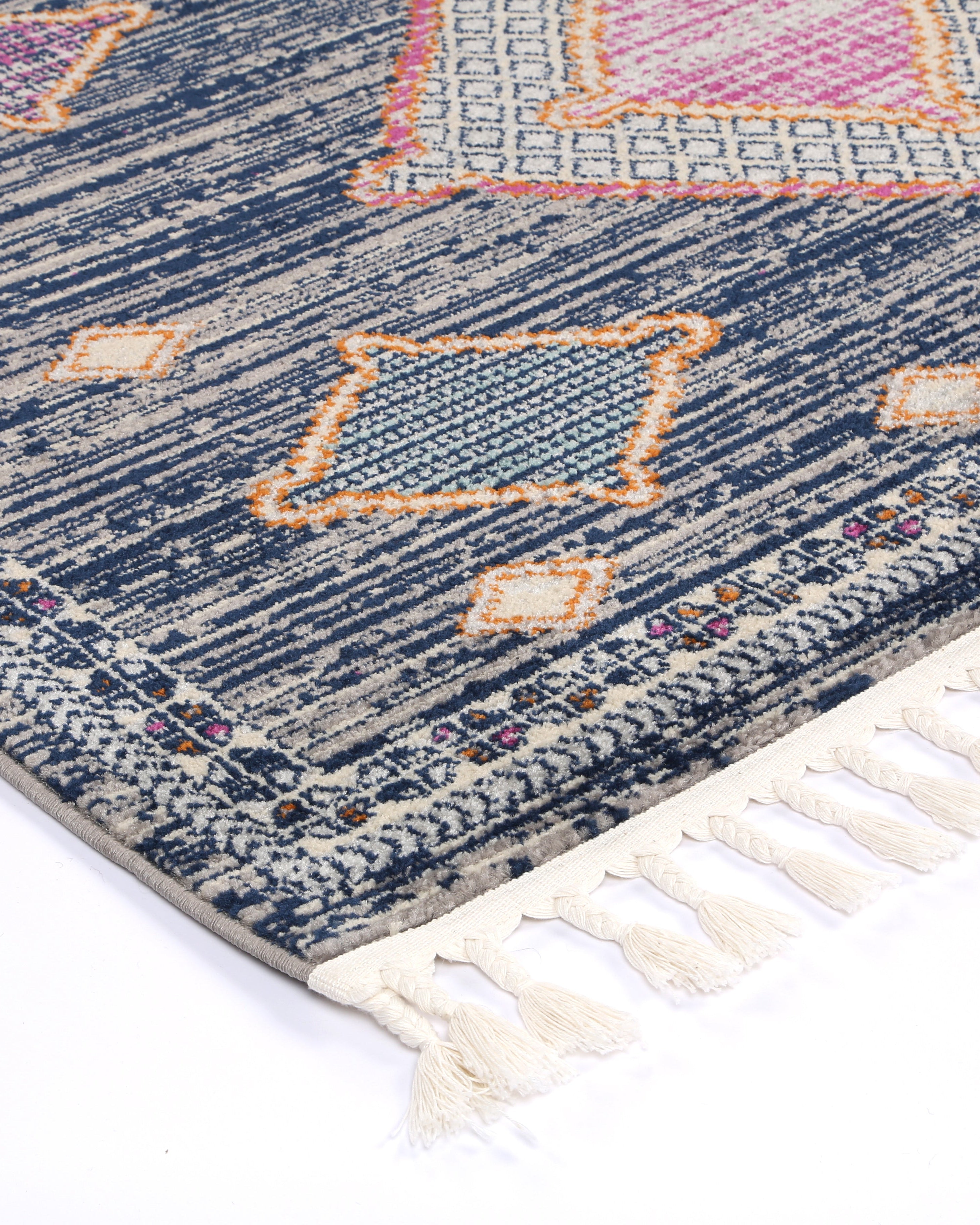 Asilah Bo63A D.Blue Grey - Blue asilah rug from Vogue Rugs Australia
