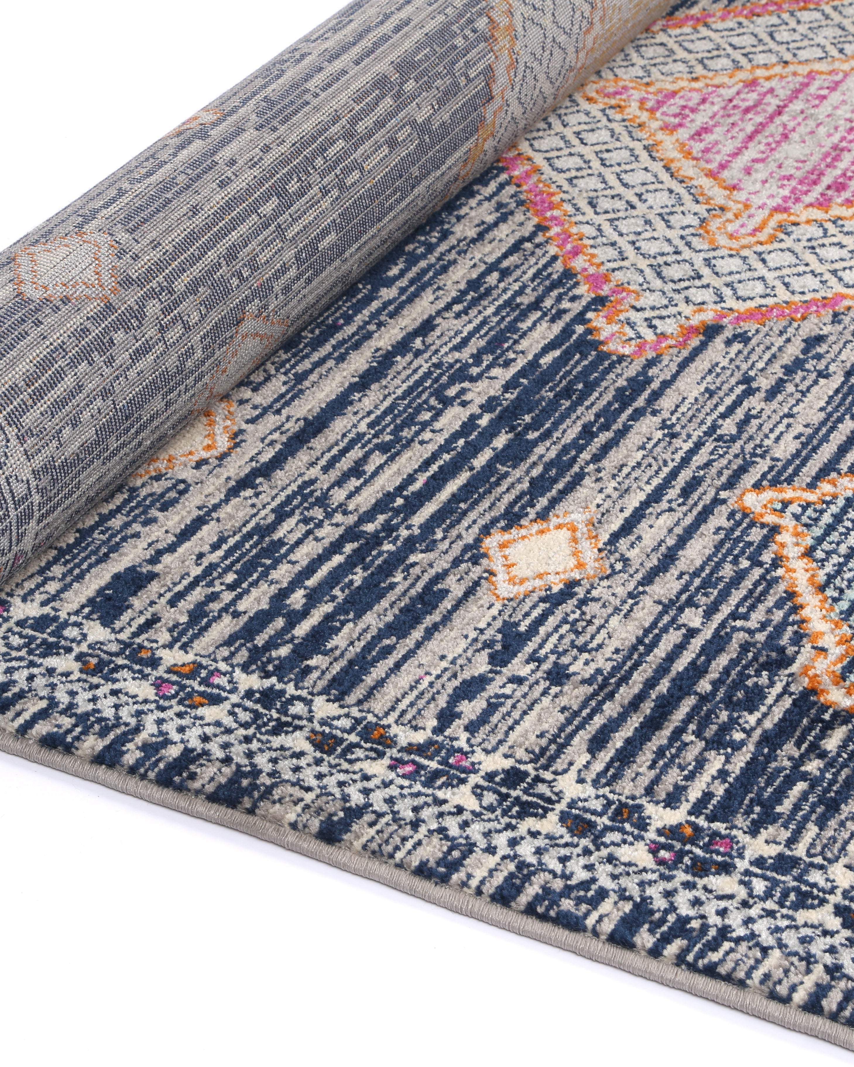 Asilah Bo63A D.Blue Grey - Blue asilah rug from Vogue Rugs Australia