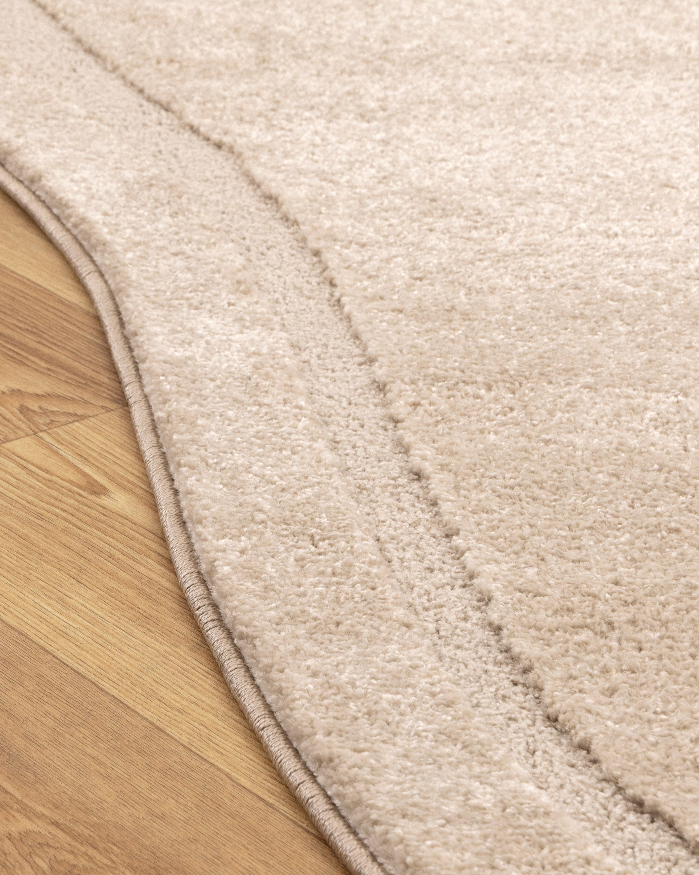Nessa Beige Jellybean Rug (N700) - Beige area rug rug from Vogue Rugs Australia