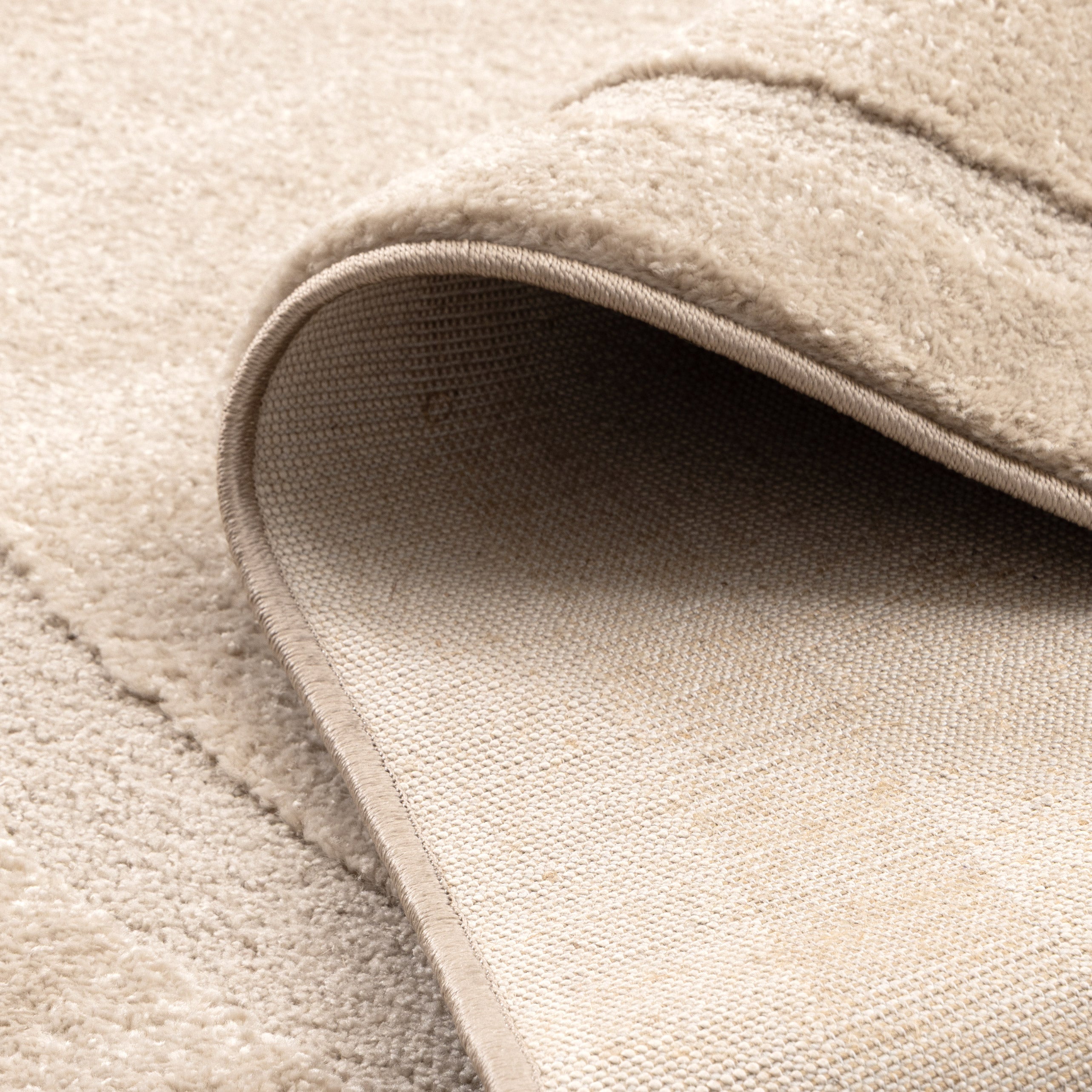 Nessa Beige Jellybean Rug (N700) - Beige area rug rug from Vogue Rugs Australia