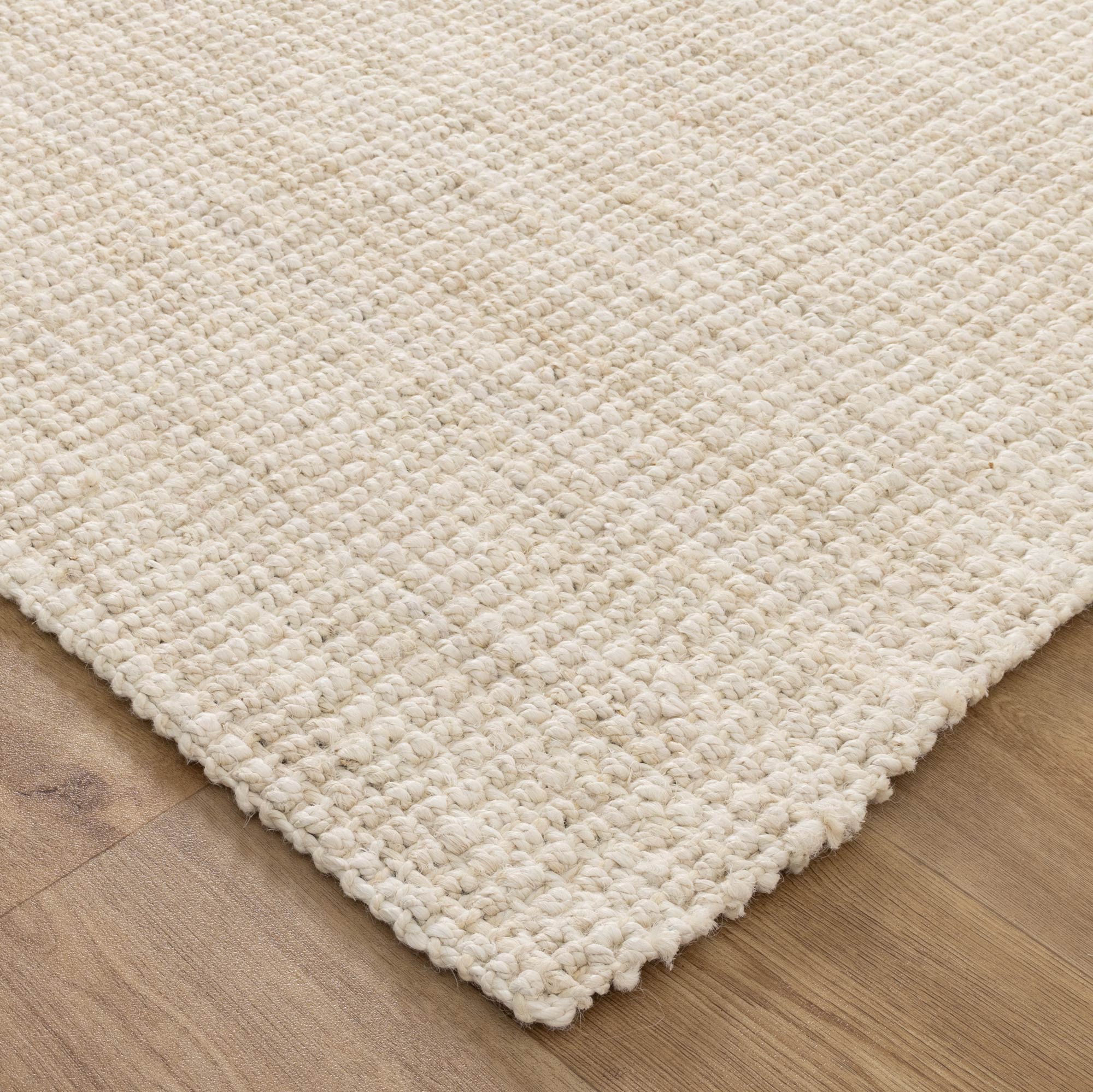 Bengal Bleached Jute Rug.
