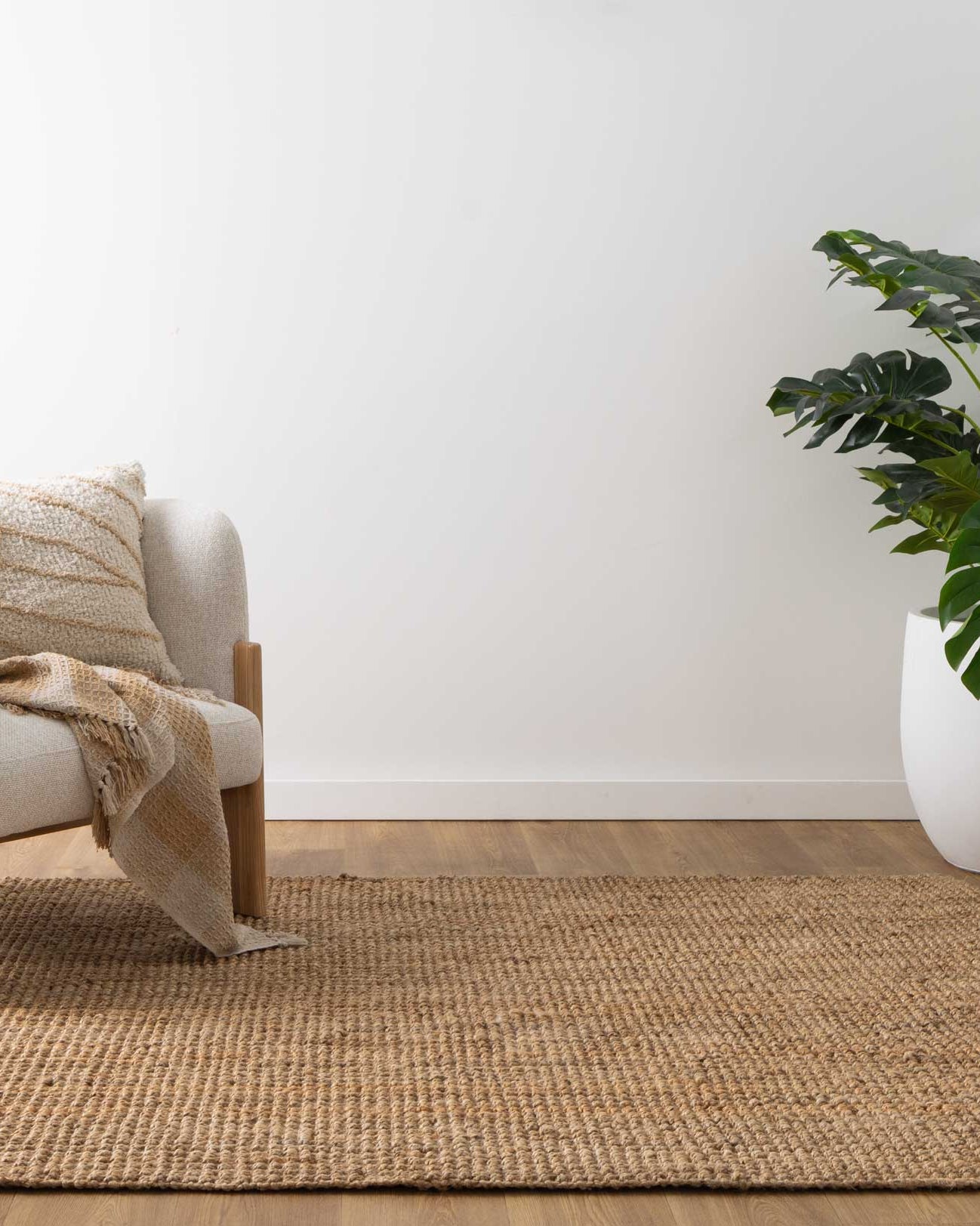 Bengal Natural Jute Rug - Natural area rug rug from Vogue Rugs Australia