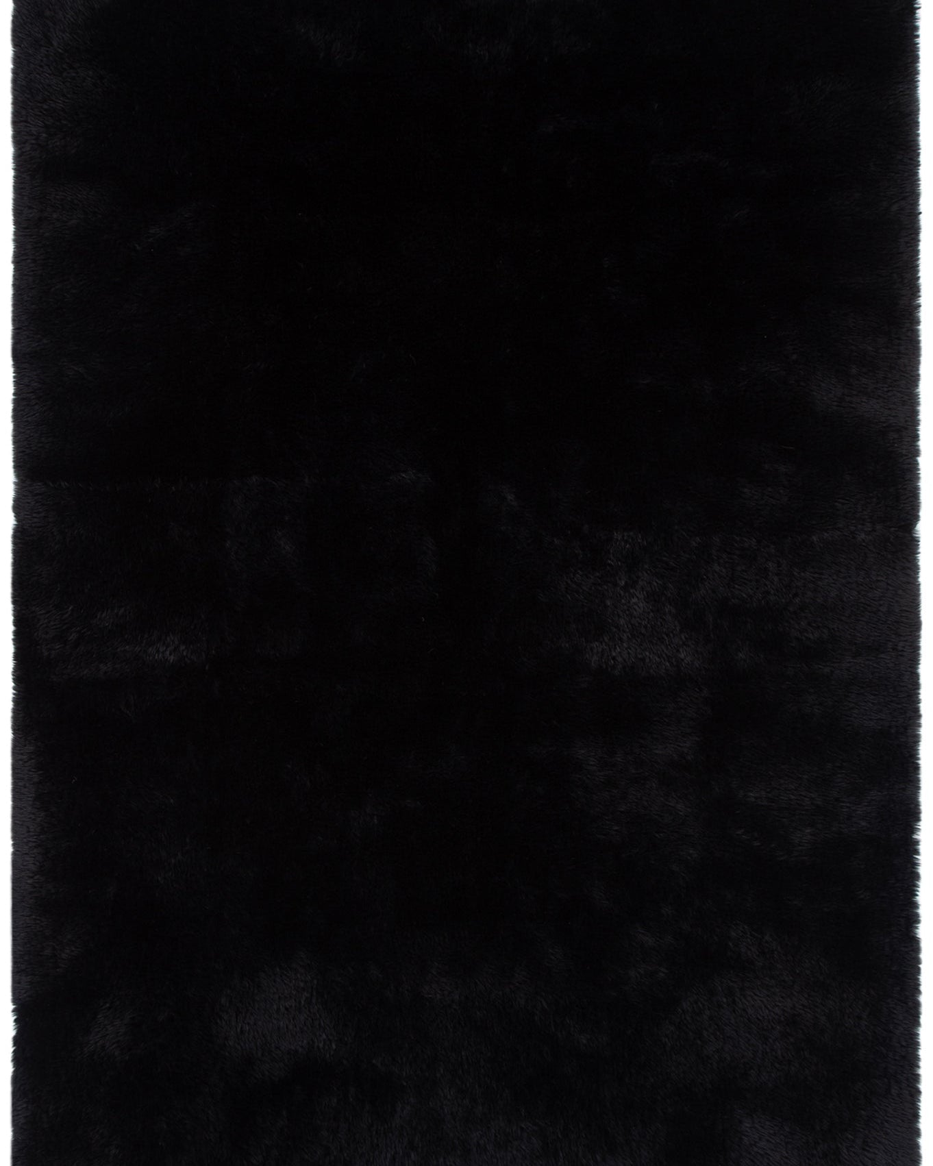 Lyla Machine Washable Shaggy Black Rug.